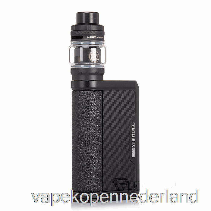Vape Nederland Verloren Vape Centaurus Q200 Starterkit [centaurus Tank] Zwarte Koolstofvezel